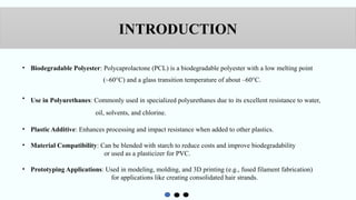 Pcl Polyester Comprehensive Overview of Polycaprolactone (PCL): Properties ...