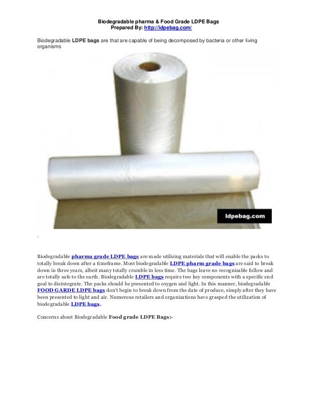 Biodegradable ldpe bags buy online