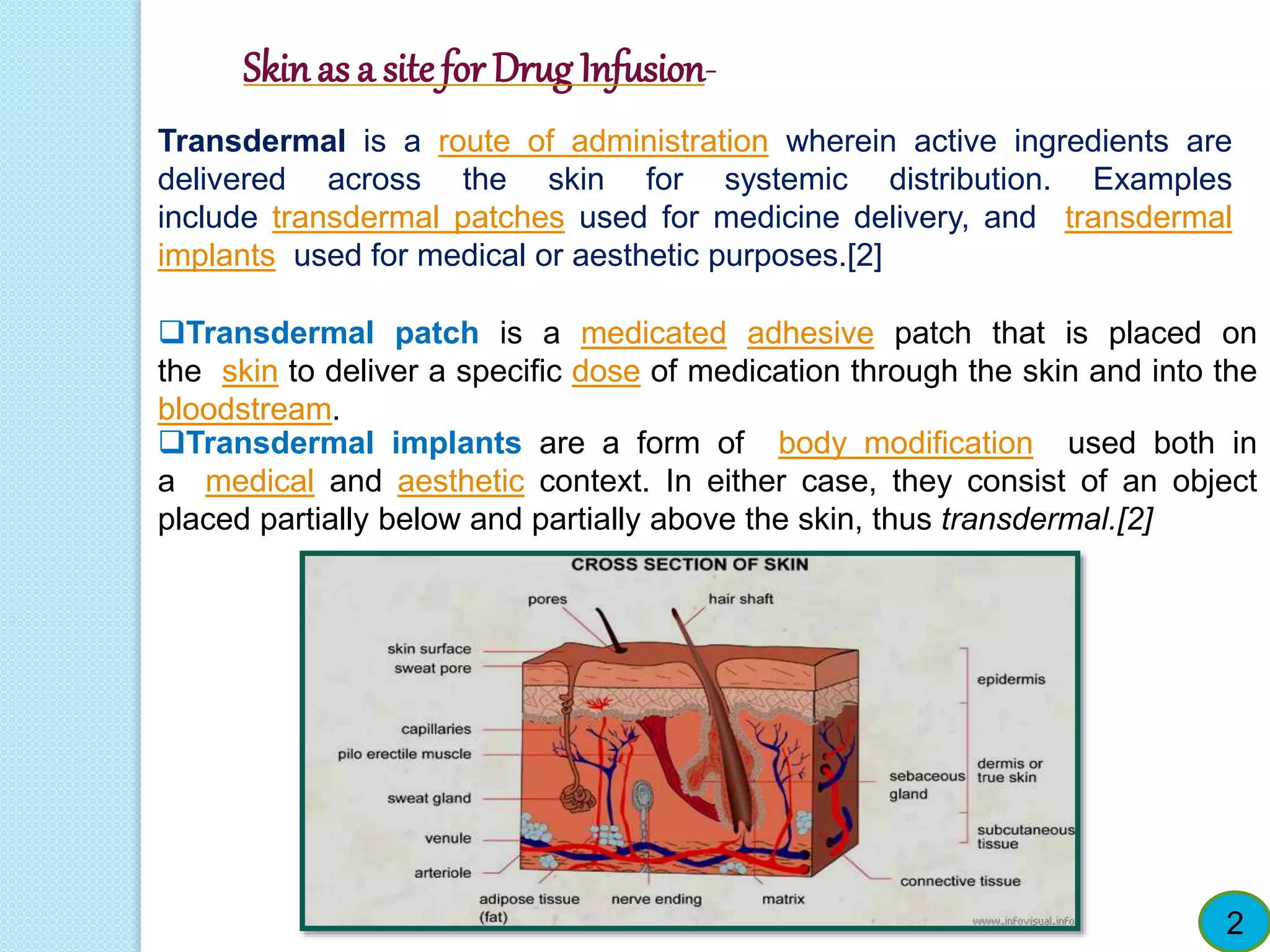 Biodegradable polymers based transdermal drug delivery system | PPT