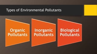 Biodegradation of Environmental Pollutants | PPTX