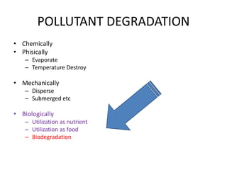 Biodegradation of pollutant 1 | PPTX