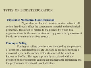 Biodeterioration of Textiles and Their effects | PPTX