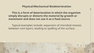 Biodetoriation of leather (Environmental Remediation). pptx | PPTX