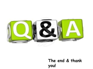 The end & thank
you!
 