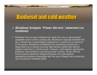 Biodiesel case study keene | PDF