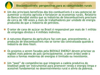Biodiesel Perspectivas No Brasil E No Mundo