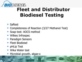 Biodiesel fuel quality | PPT