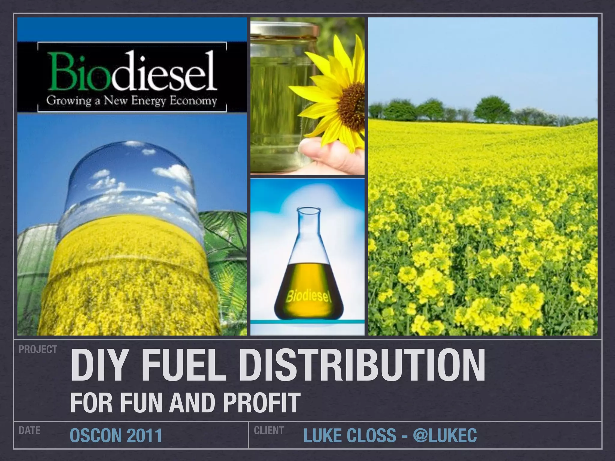 DIY Fuel Distribution for Fun and Profit PPT