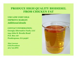 Biodiesel Reaction Presentation 1[1]