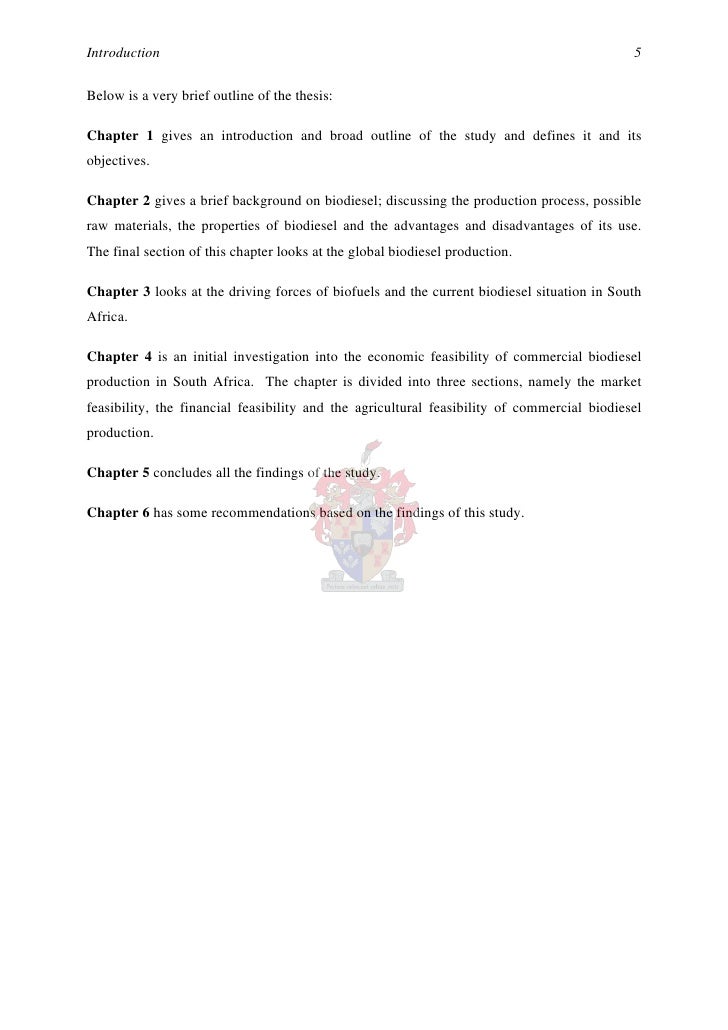 Thesis on biofuel image