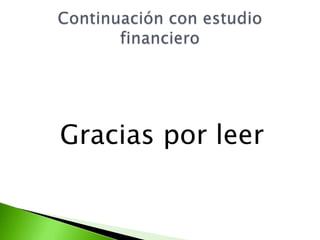 Gracias por leer
 