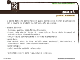 Biodinamica e orticoltura, Progetto Link