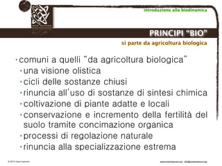 Biodinamica e orticoltura, Progetto Link