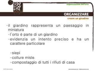 Biodinamica e orticoltura, Progetto Link