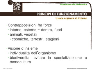 Biodinamica e orticoltura, Progetto Link