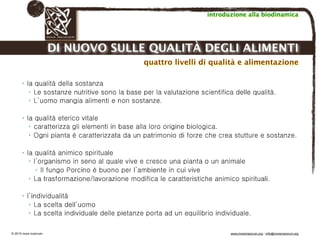 Biodinamica e orticoltura, Progetto Link