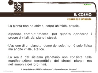Biodinamica e orticoltura, Progetto Link