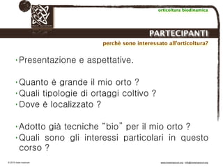 Biodinamica e orticoltura, Progetto Link