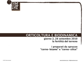 Biodinamica e orticoltura, Progetto Link