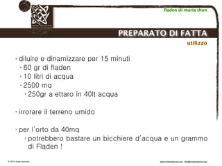 Biodinamica e orticoltura, Progetto Link