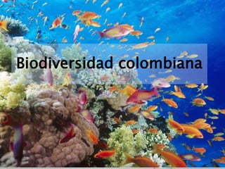 BIODIVERSIDAD
COLOMBIA
Biodiversidad colombiana
 