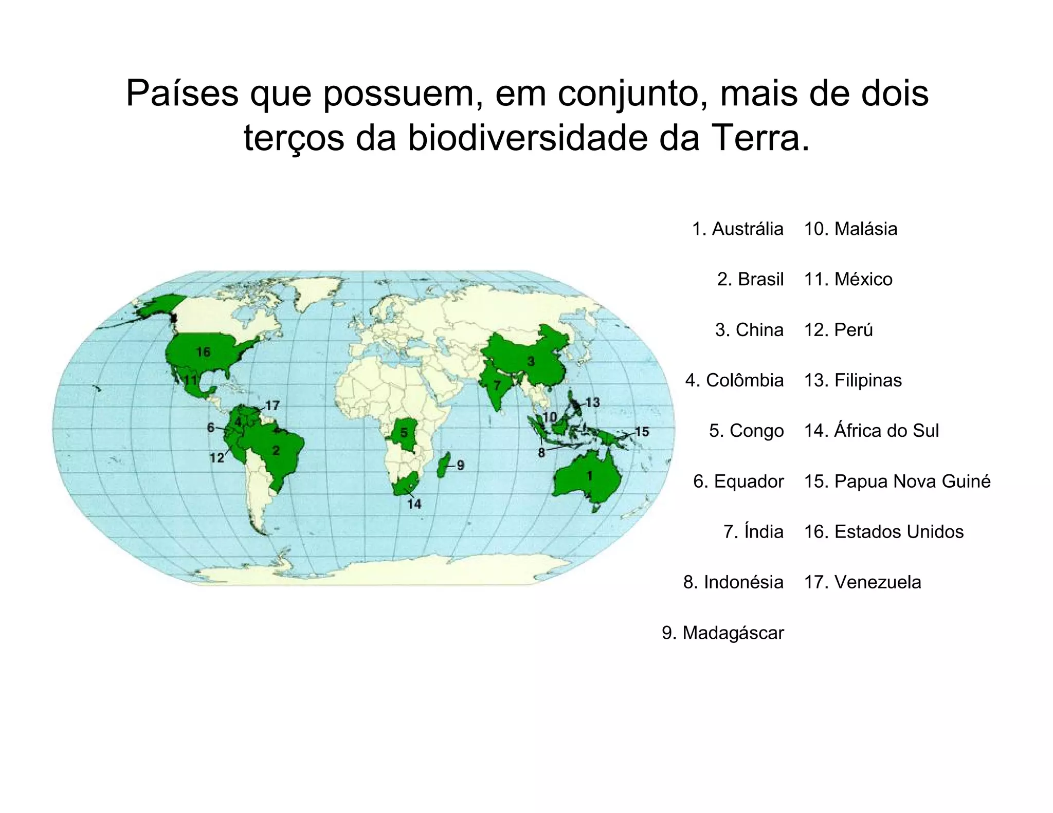 Biodiversidade ppt