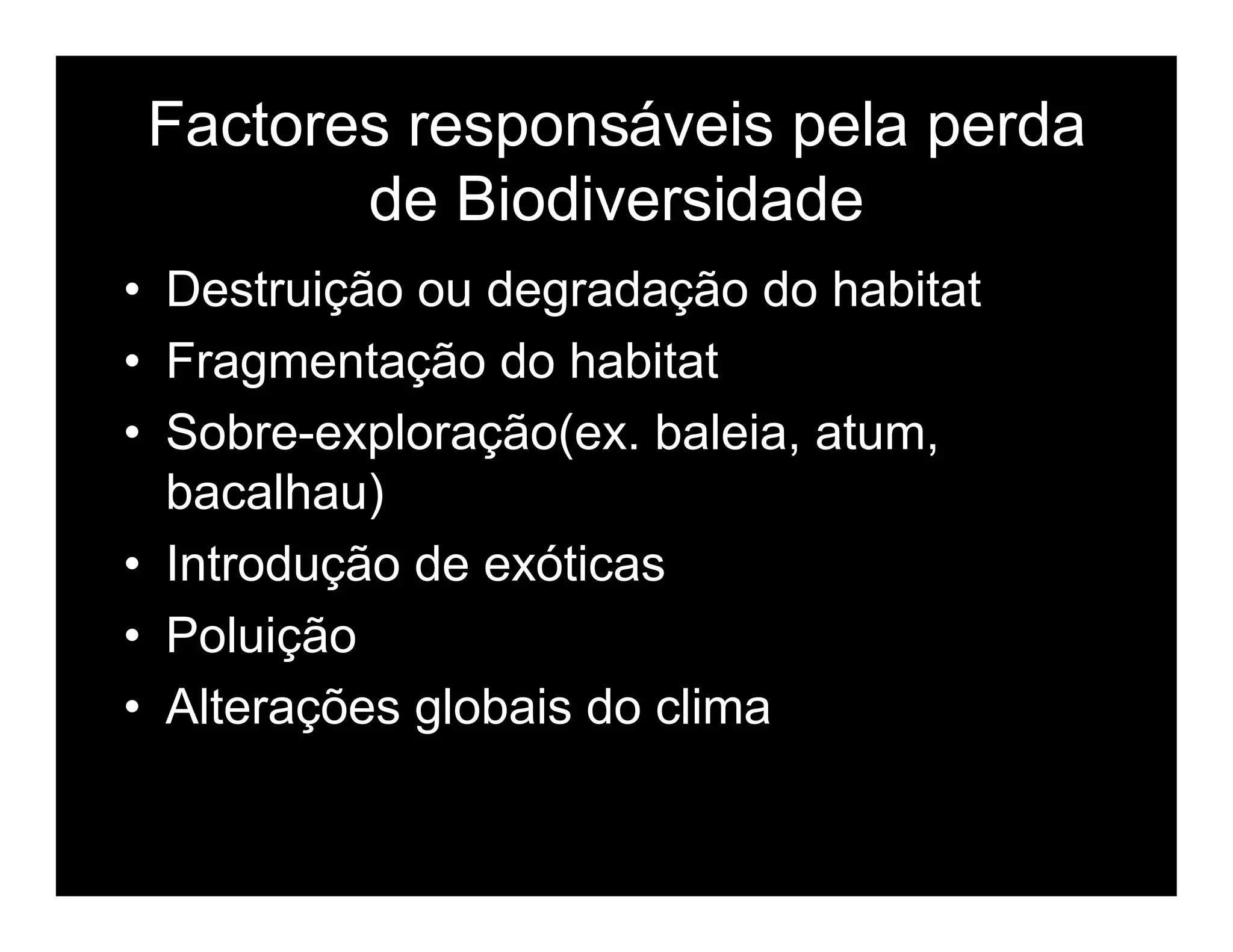 Biodiversidade ppt