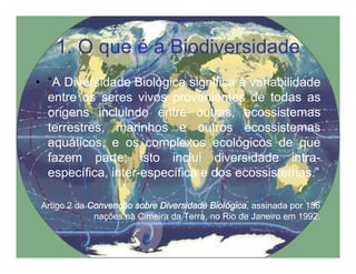 Biodiversidade ppt