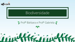 Biodiversidade
Profª Bárbara e Profª Gabriela
1
 