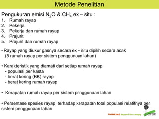 Biodiversitas dan Emisi CH4 serta N2O Paska Alih Guna Hutan menjadi Perkebunan Karet dan Kelapa Sawit di Sumatra