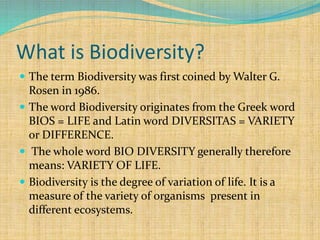 Biodiversity PPTX biodiversity-pptx