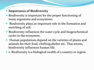 Biodiversity (Environmental Science) | PPTX