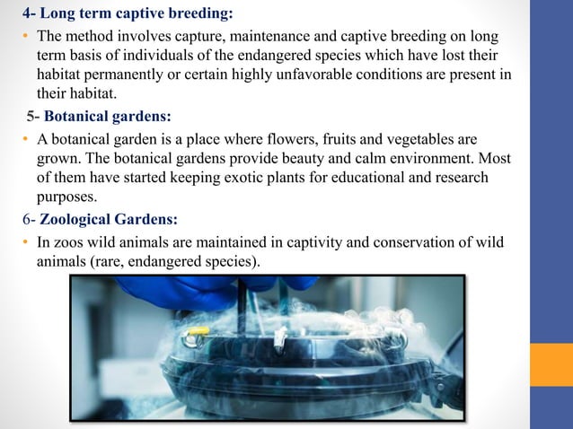 Biodiversity and its Conservation methods | PPTX | Environmental ...