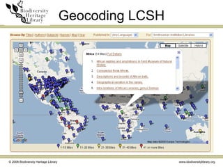 Geocoding LCSH 