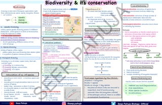 Comprehensive Overview of Biodiversity and Conservation Strategies | PDF