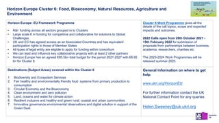 Biodiversity and Food Production: The Future of the British Landscape