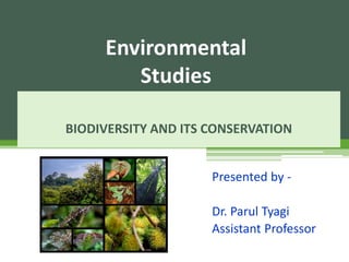 Biodiversity and its conservation | PDF