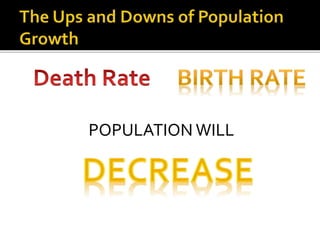 POPULATION WILL
 