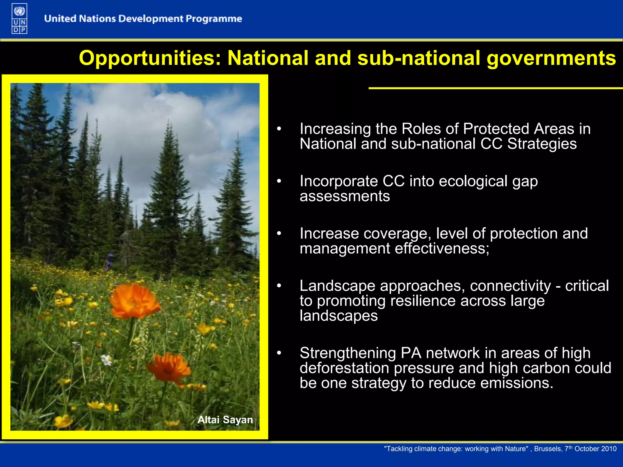 Snow, ice and frozen ground:  increased number of glacial lakes; increased ground instability in permafrost;