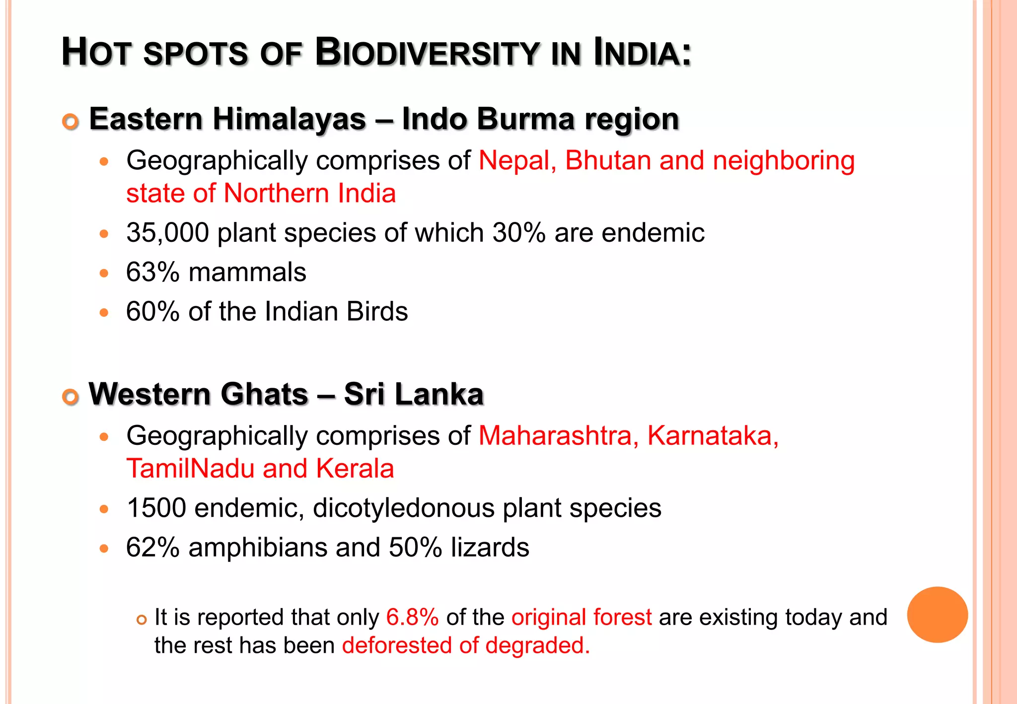 Biodiversity and its conservation | PPTX