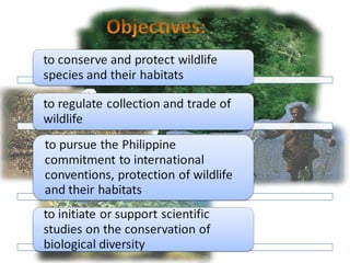 Biodiversity laws r.a 9147 | PPT