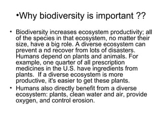 Biodiversity of plants | PPT