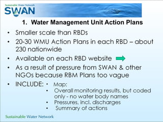 Water Management Unit Action Plans 