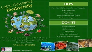 Biodiversity - EIS (MEC600) 