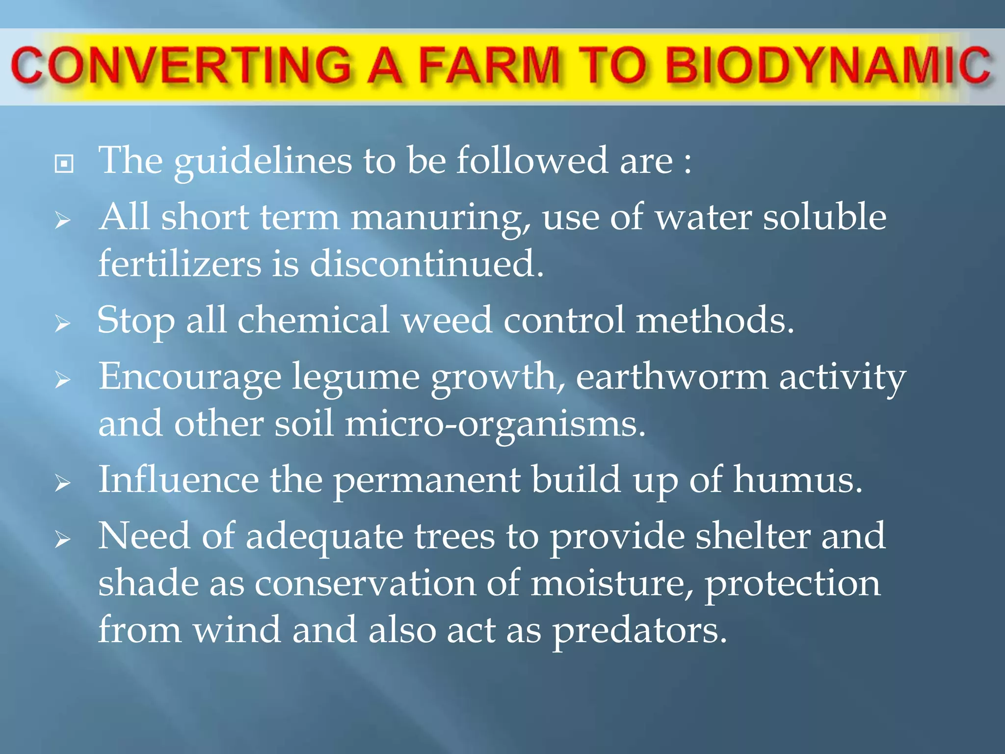 Biodynamic farming | PPT
