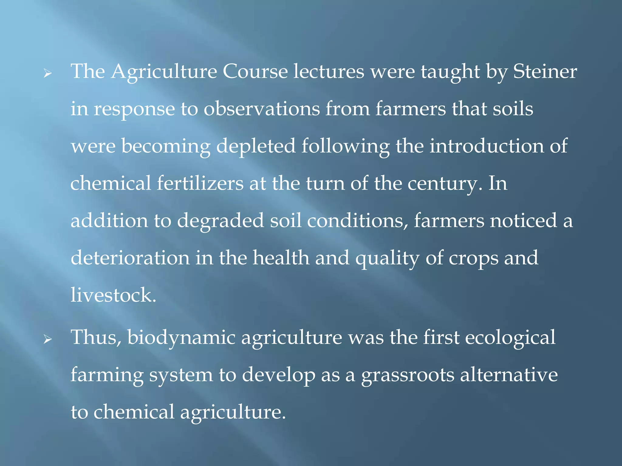 Biodynamic farming | PPT