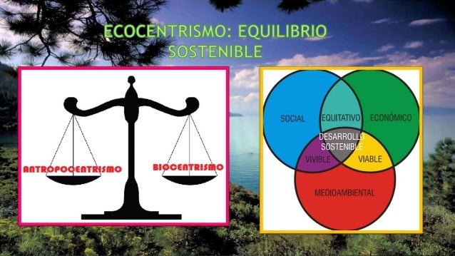 BIOCENTRISMO, ECOCENTRISMO Y ANTROPOCENTRISMO