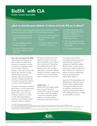 Ficha técnica Transfer Factor Bioefa (Omega 3) de 4Life | PDF | Herbs ...