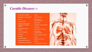 Curable Diseases :-
 