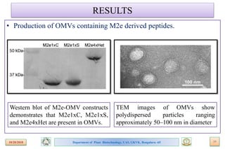 Bioengineering bacterial outer membrane vesicles as vaccine platform | PPTX